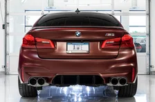 SwitchPath™ Catback Exhaust for BMW F90 M5 - 4" Chrome Silver Tips image 4