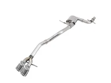 Track Edition Exhaust for MK6 GLI 2.0T - MK6 Jetta 1.8T - Chrome Silver Tips image 1