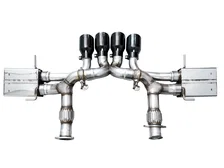 SwitchPath Exhaust for C8 Corvette Z06 - 4.5" Diamond Black Tips image 3