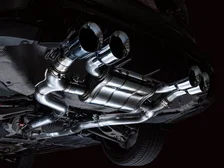 SwitchPath Catback Exhaust for BMW G8X M3/M4 - 4.5" Chrome Silver Tips image 13