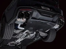 SwitchPath™ Exhaust for S650 Ford Mustang Dark Horse - Quad Diamond Black Tips image 8