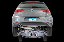 Track Edition Exhaust for VW MK7 Golf 1.8T - Diamond Black Tips (90mm) image 2