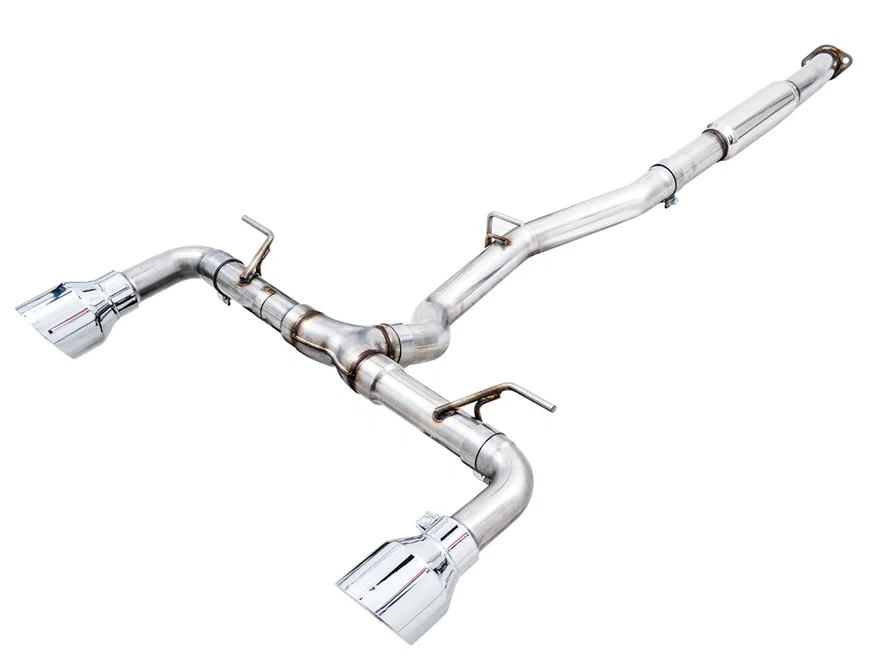 Track Edition Exhaust for Subaru BRZ / Toyota GR86 / Toyota 86 / Scion FR-S - 5" Chrome Silver Tips