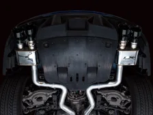 SwitchPath™ Exhaust for Ford Mustang S550 Mach1 - Quad Diamond Black Tips image 6