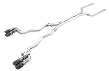 SwitchPath™ Catback Exhaust for BMW F90 M5 - 4" Diamond Black Tips image 1