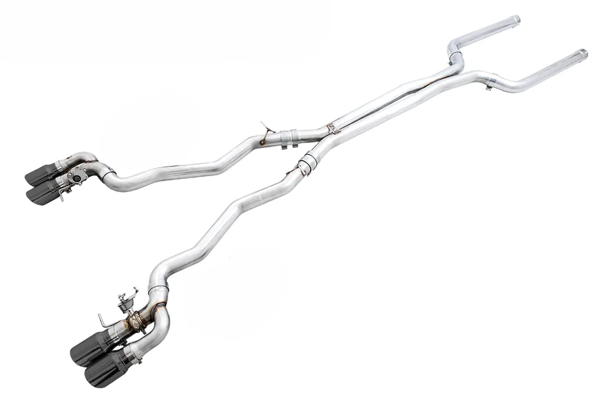 SwitchPath™ Catback Exhaust for BMW F90 M5 - 4" Diamond Black Tips