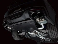 SwitchPath™ Exhaust for S650 Ford Mustang Dark Horse - Quad Diamond Black Tips image 16