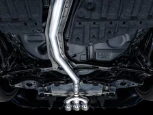 Track Edition Exhaust for FL5 Civic Type R - Triple Chrome Silver Tips image 12