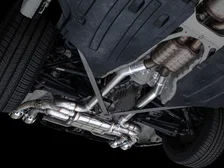 Valved SwitchPath™ Axleback Exhaust for BMW F97 X3 M / F98 X4 M - 4.5" Chrome Silver Tips image 12