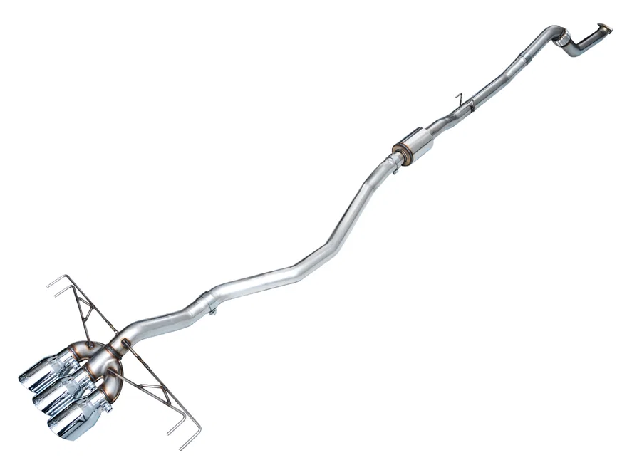 Track Edition Exhaust for FL5 Civic Type R - Triple Chrome Silver Tips