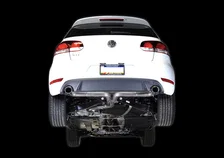 Performance Catback Exhaust for Mk6 GTI - Diamond Black Round Tips image 2