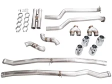 Track Edition Catback Exhaust for BMW G90/G99 M5 - 4.5" Chrome Silver Tips image 5