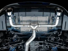 Track Edition Exhaust for Subaru BRZ / Toyota GR86 / Toyota 86 / Scion FR-S - 5" Chrome Silver Tips image 8