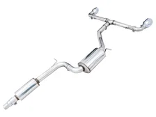 Touring Edition Exhaust for VW MK8 GTI - Chrome Silver Tips image 2