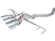 Track Edition Exhaust for FL5 Civic Type R - Triple Chrome Silver Tips image 7