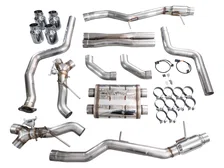 SwitchPath™ Exhaust for Cadillac CT5-V Blackwing - 4.5" Chrome Silver Tips image 8