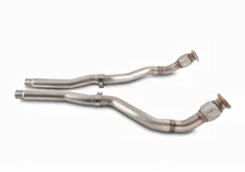 Non-Resonated Downpipes for Audi 8R Q5 / SQ5 3.0T image 1