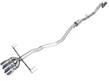 Track Edition Exhaust for DE5 Integra Type-S - Triple Chrome Silver Tips image 1