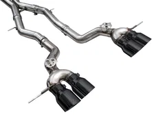 Track Edition Exhaust for BMW G87 M2 - 4.5" Diamond Black Tips image 3
