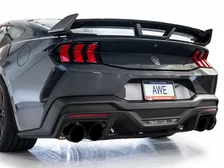 SwitchPath™ Exhaust for S650 Ford Mustang Dark Horse - Quad Diamond Black Tips image 13