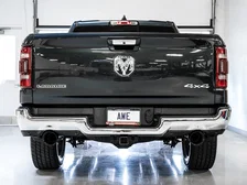 0FG Dual Rear Exit Catback for 5th Gen RAM 1500 5.7L (with bumper cutouts) - Diamond Black Tips image 7
