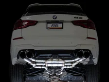 SwitchPath™ Axleback Exhaust for BMW F97 X3 M / F98 X4 M - 4.5" Diamond Black Tips image 9