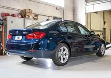 Touring Edition Exhaust + Performance Mid Pipe for BMW F30 320i - 3.5" Chrome Silver Tip image 3