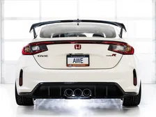 Track Edition Exhaust for FL5 Civic Type R - Triple Chrome Silver Tips image 24