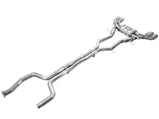 SwitchPath™ Exhaust for Cadillac CT5-V Blackwing - 4.5" Chrome Silver Tips image 2
