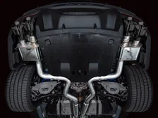 SwitchPath™ Exhaust for S650 Ford Mustang Dark Horse - Quad Diamond Black Tips image 7