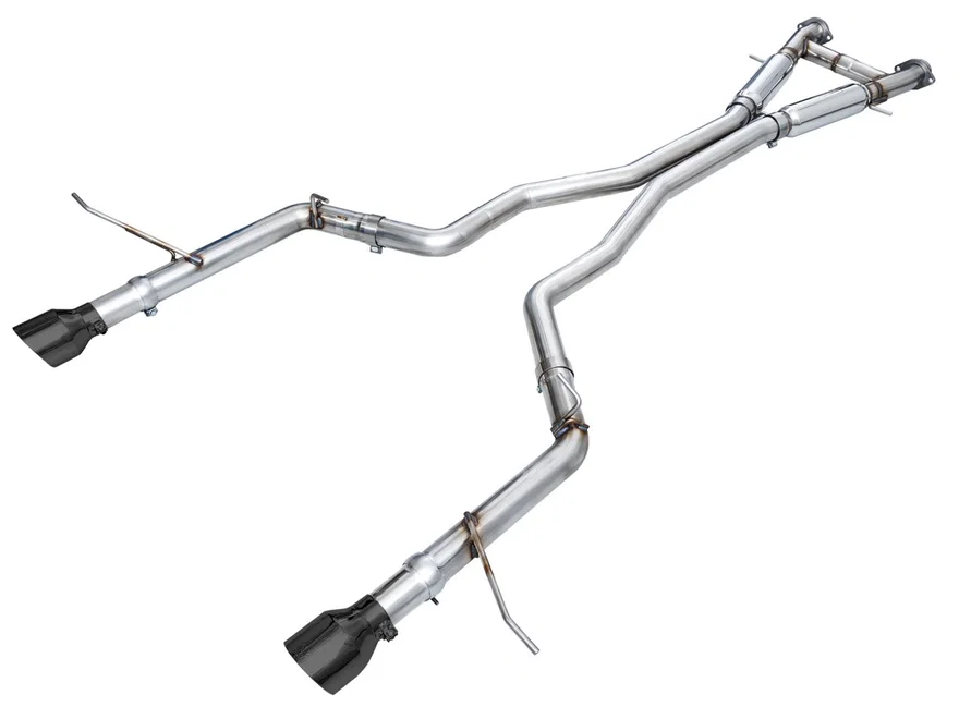 Track Edition Exhaust for Dodge Durango 6.4 / 6.2 SC - Diamond Black Tips