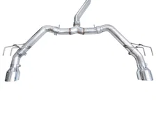 Track Edition Exhaust for FE1 Civic Si/DE4 Acura Integra - 5” Chrome Silver Tips image 3