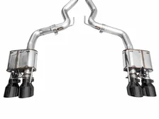 SwitchPath™ Exhaust for S650 Ford Mustang GT Fastback - Quad Diamond Black Tips image 3