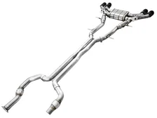 SwitchPath™ Exhaust for Cadillac CT4-V Blackwing - 4.5" Diamond Black Tips image 2
