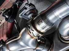 SwitchPath™ Catback Exhaust for BMW F8X M3/M4 - 4" Diamond Black Tips image 5
