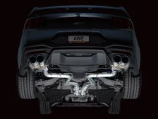SwitchPath™ Exhaust for S650 Ford Mustang GT Fastback - Quad Chrome Silver Tips image 15