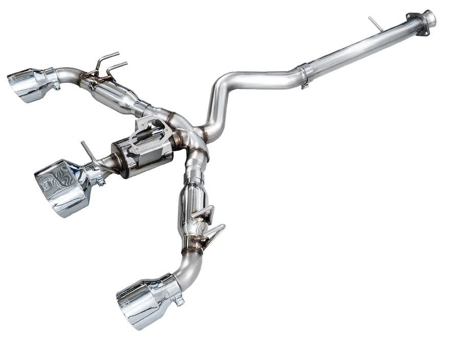 Track Edition Exhaust for GR Corolla - Chrome Silver Tips