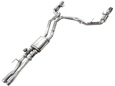SwitchPath™ Exhaust for Gen 3 Raptor R - Chrome Silver Tips for Ford F-150 image 2