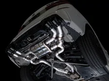 SwitchPath™ Axleback Exhaust for BMW F97 X3 M / F98 X4 M - 4.5" Diamond Black Tips image 11