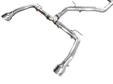 Track Edition Exhaust for Elantra N - Chrome Silver Tips image 2