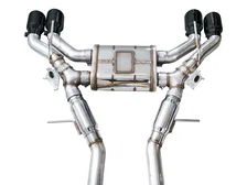 SwitchPath™ Exhaust for Cadillac CT5-V Blackwing - 4.5" Diamond Black Tips image 6