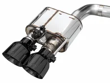 SwitchPath™ Exhaust for S650 Ford Mustang GT Fastback - Quad Diamond Black Tips image 5