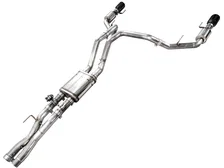 SwitchPath™ Exhaust for Gen 3 Raptor R - Diamond Black Tips for Ford F-150 image 2