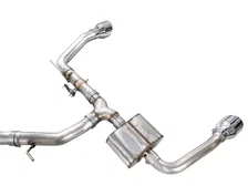 SwitchPath™ Exhaust for Elantra N - Chrome Silver Tips image 3