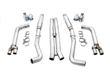 Track Edition Exhaust for 17+ Challenger 5.7 - Chrome Silver Quad Tips image 5