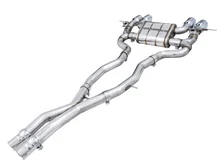 SwitchPath Catback Exhaust for BMW G8X M3/M4 - 4.5" Chrome Silver Tips image 2