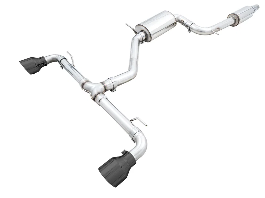 Touring Edition Exhaust for VW MK8 GTI - Diamond Black Tips