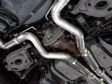 SwitchPath™ Cat-back Exhaust for '18-'23 S550 Mustang GT - Quad Chrome Silver Tips image 8