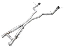 Track Edition Exhaust for Dodge Durango 6.4 / 6.2 SC - Diamond Black Tips image 2