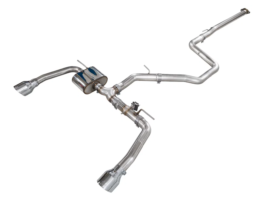 SwitchPath™ Exhaust for Elantra N - Chrome Silver Tips